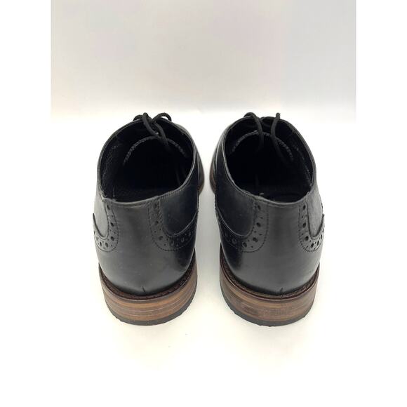 Bostonian Commonwealth Men's Black Wingtip Dress Shoes Size 11.5 - Picture 4 of 10